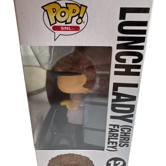 Funko Pop SNL Lunch Lady Chris Farley Figure Target Exclusive Collectible #12 - Picture 4 of 7